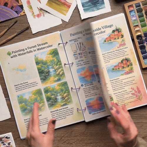 Watercoloring Learning Bundle