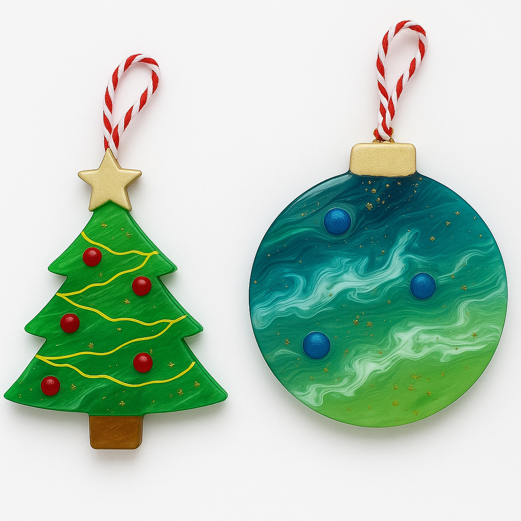 15+ Christmas Resin Art Projects