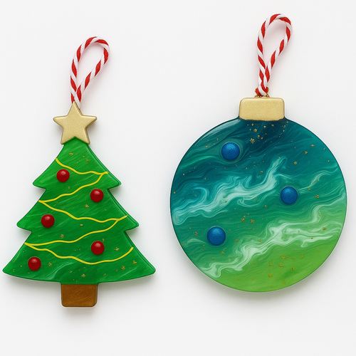 15+ Christmas Resin Art Projects